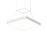 Sonneman Pi 1 Light LED 24" Pendant, Satin White/Satin White - 3973-03-35
