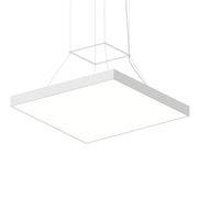 Sonneman Pi 1Lt 30" Square LED Pendant/3000K, Satin White/Satin White - 3974-03