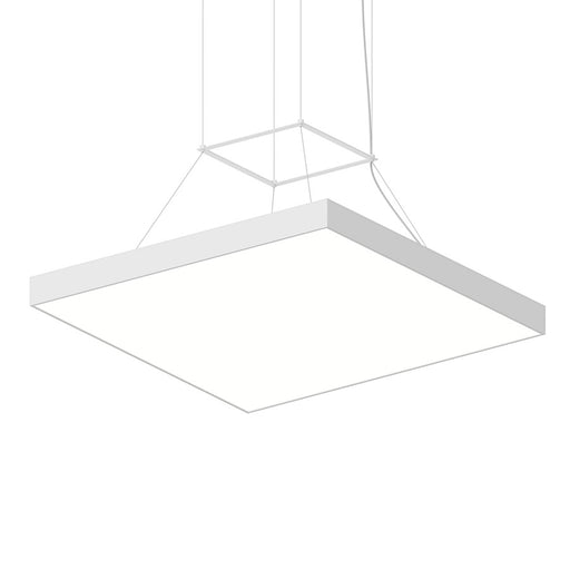 Sonneman Pi 1Lt 30" Square LED Pendant/3000K, Satin White/Satin White - 3974-03