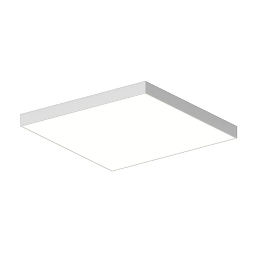 Sonneman Pi 1 Light 30" Square Surface Mount, Satin White/Satin White - 3978-03