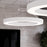 Sonneman Pi 1 Light 30" Round Pendant, Satin White/Satin White