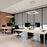 Sonneman Pi 1Lt 30" Square LED Ring Pendant, Satin White