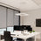 Sonneman Pi 1Lt 30" Square LED Ring Pendant, Satin White
