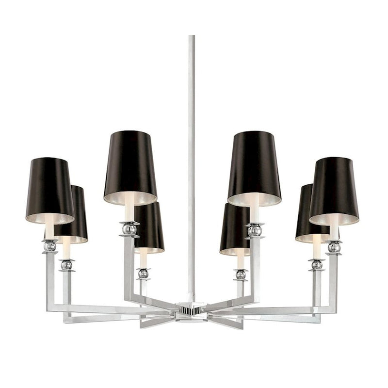 Sonneman Gem 8 Light Round Pendant, Polished Brass - 4458-09W