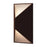 Sonneman Prisma 1 Light LED Wall Sconce, Textured Bronze - 7100-72-WL