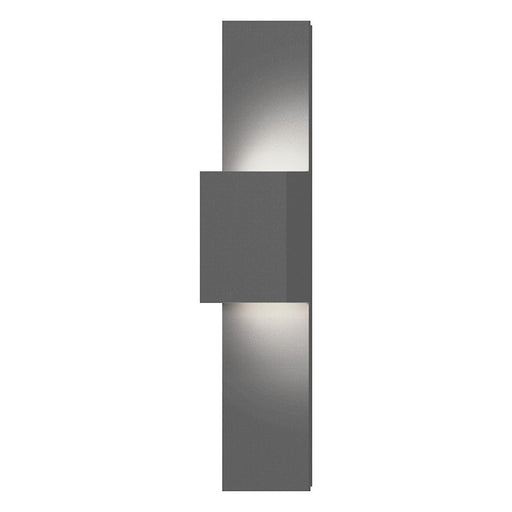 Sonneman Flat Box 1 Light Up/Down LED Panel Wall Sconce, Gray - 7108-74-WL