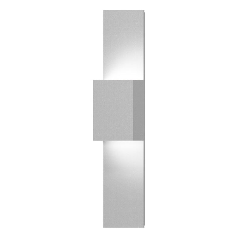 Sonneman Flat Box 1 Light Up/Down LED Panel Wall Sconce, White - 7108-98-WL