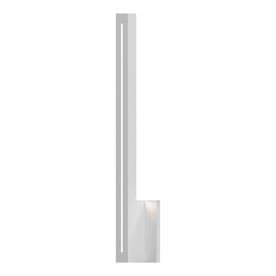 Sonneman Stripe 1 Light 24" LED Wall Sconce, Textured White - 7113-98-WL