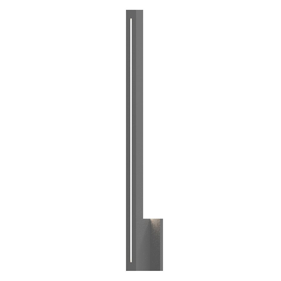 Sonneman Stripe 1 Light 30" LED Wall Sconce, Textured Gray - 7115-74-WL