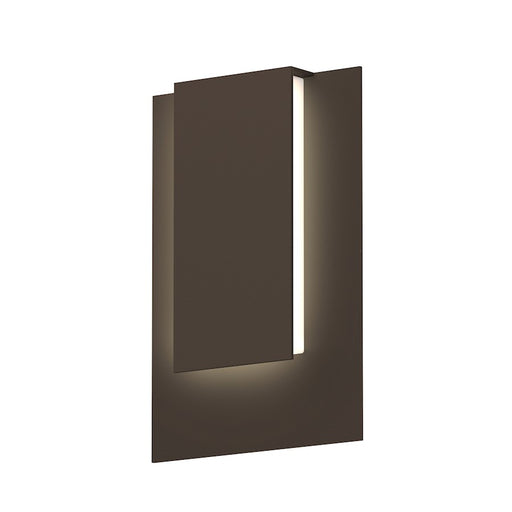 Sonneman Reveal 1 Light Short LED Wall Sconce, Textured Bronze - 7264-72-WL