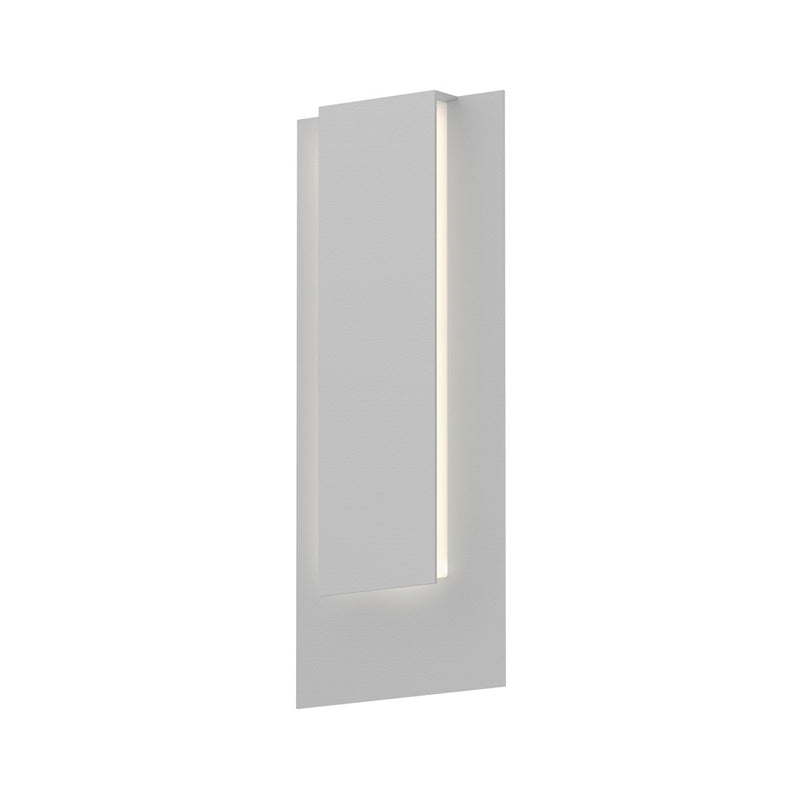 Sonneman Reveal 1 Light Tall LED Wall Sconce, Textured White - 7265-98-WL