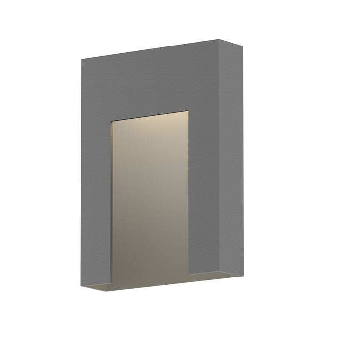 Sonneman Inset 1 Light Short LED Wall Sconce, Textured Gray - 7266-74-WL