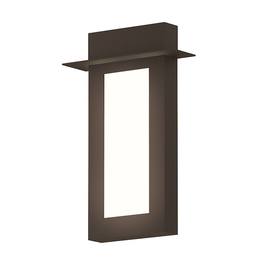 Sonneman Prairie 1 Light 18" LED Wall Sconce, Textured Bronze - 7270-72-WL