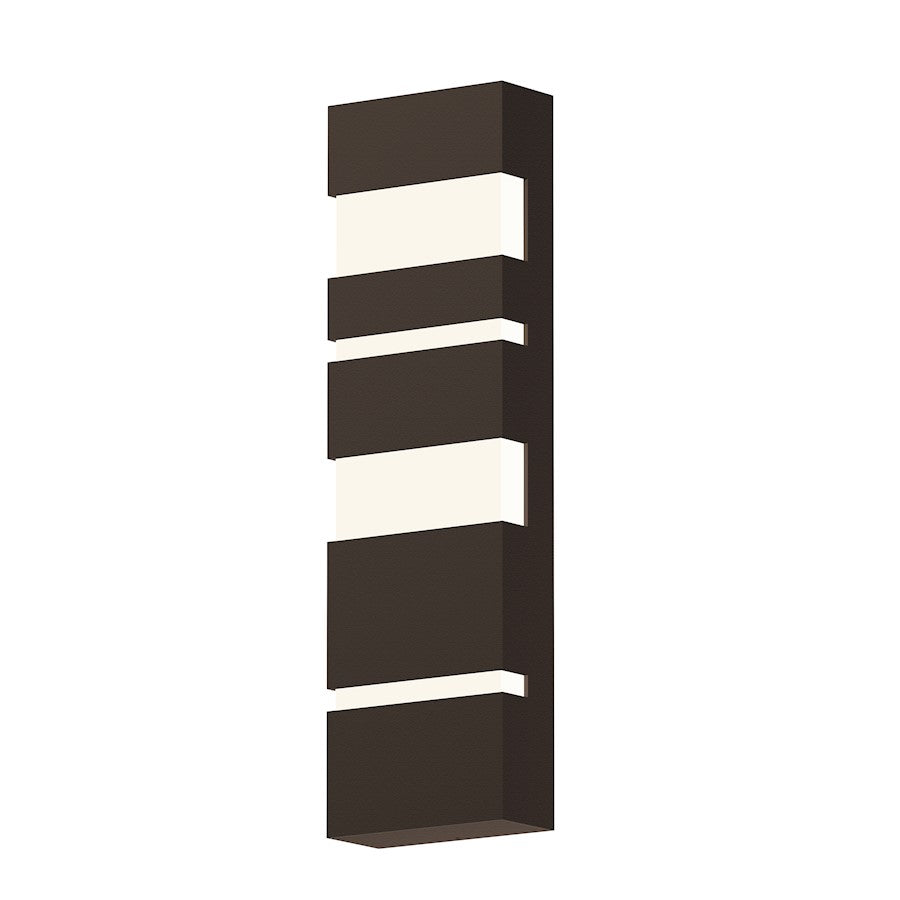 Sonneman Jazz Notes 1 Light 21" LED Wall Sconce, Textured Bronze - 7287-72-WL