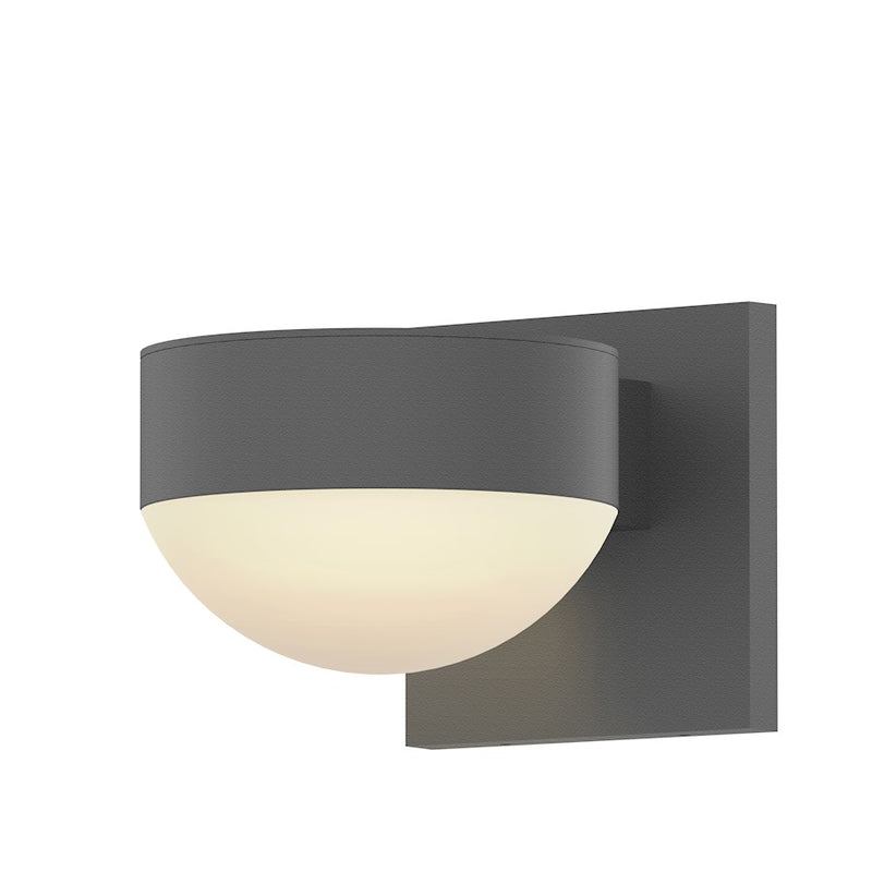 Sonneman Reals 1-Lt 3" Outdoor Downlight LED Sconce/Bowl, GY - 7300-PC-DL-74-WL