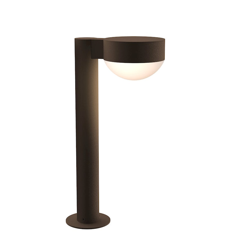 Sonneman Reals 1 Light 16" LED Bollard, Bronze/Dome Lens - 7303-PC-DL-72-WL