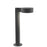 Sonneman Reals 1 Light 16" LED Bollard, Gray/Plate Lens - 7303-PC-PL-74-WL