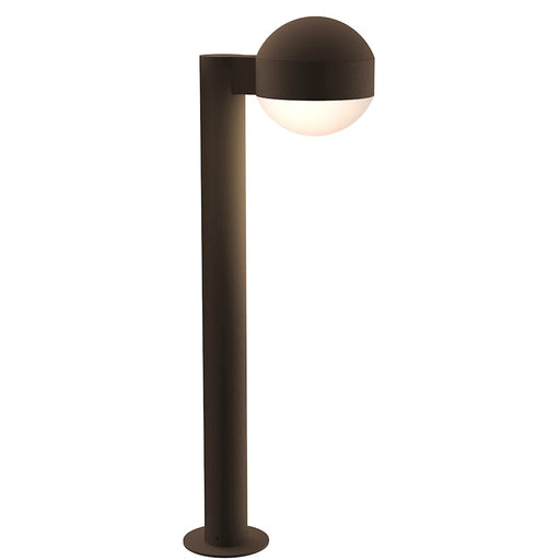 Sonneman Reals 1 Light 23" LED Bollard, Bronze/Dome Lens - 7304-DC-DL-72-WL