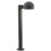 Sonneman Reals 1 Light 23" LED Bollard, Gray/Dome Caps/Plate - 7304-DC-PL-74-WL