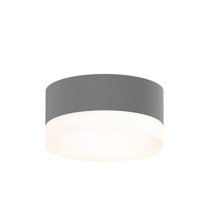 Sonneman Reals 1 Light LED Surface Mount, Gray/White Cylinder - 7309-XX-FW-74-WL