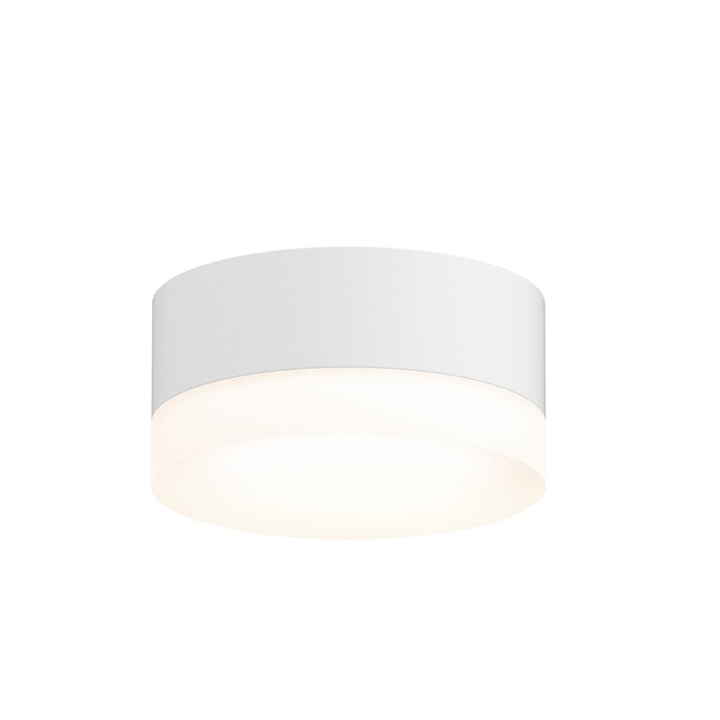 Sonneman Reals 1-Lt LED Surface Mount, WH/WH Cylinder - 7309-XX-FW-98-WL