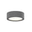Sonneman Reals 1 Light 1.5" LED Surface Mount, Textured Gray - 7309-XX-PL-74-WL