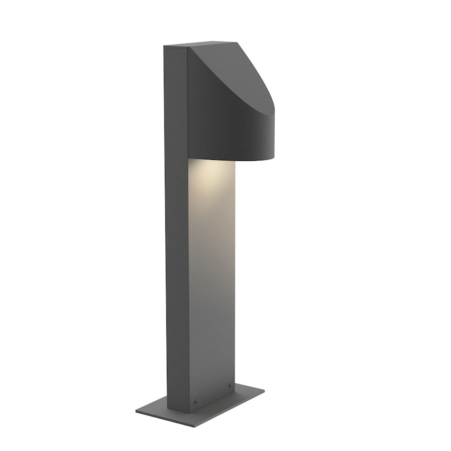 Sonneman Shear 1 Light 16" LED Bollard, Textured Gray - 7311-74-WL