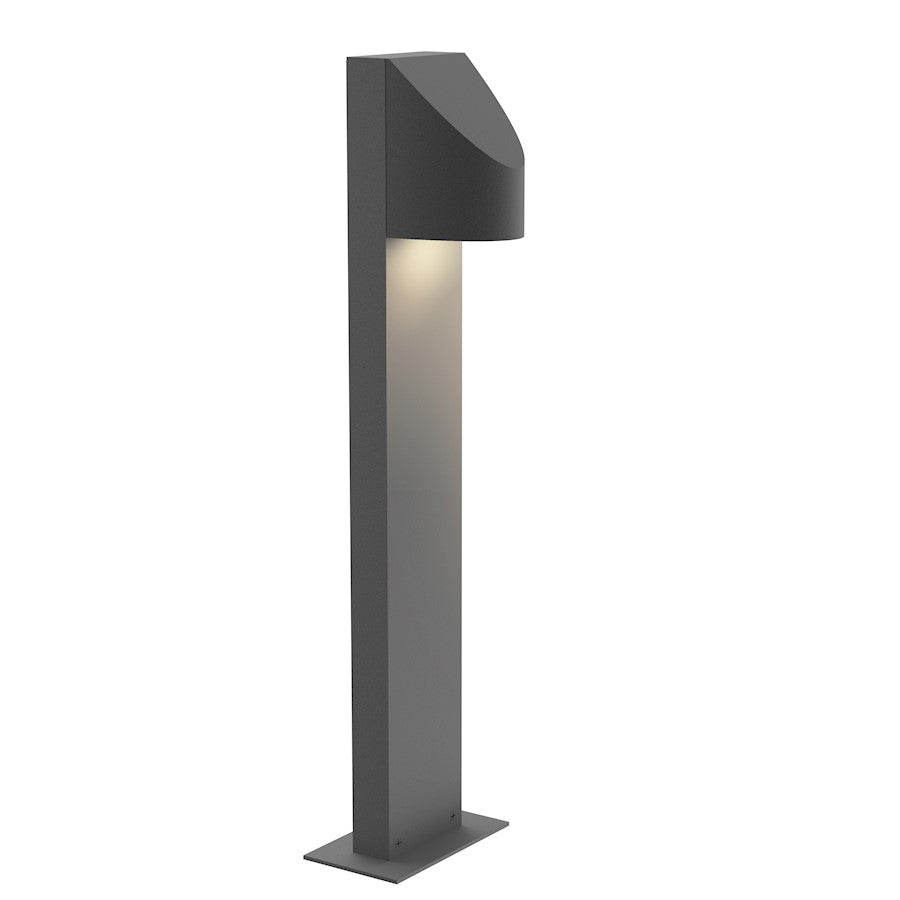 Sonneman Shear 1 Light 22" LED Bollard, Textured Gray - 7312-74-WL