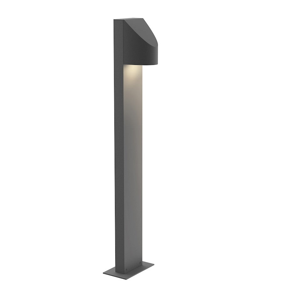 Sonneman Shear 1 Light 28" LED Bollard, Textured Gray - 7313-74-WL