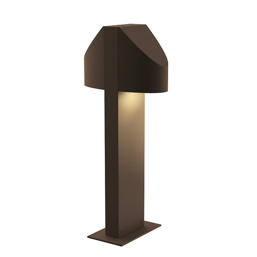 Sonneman Shear 2 Light 16" LED Double Bollard, Textured Bronze - 7315-72-WL