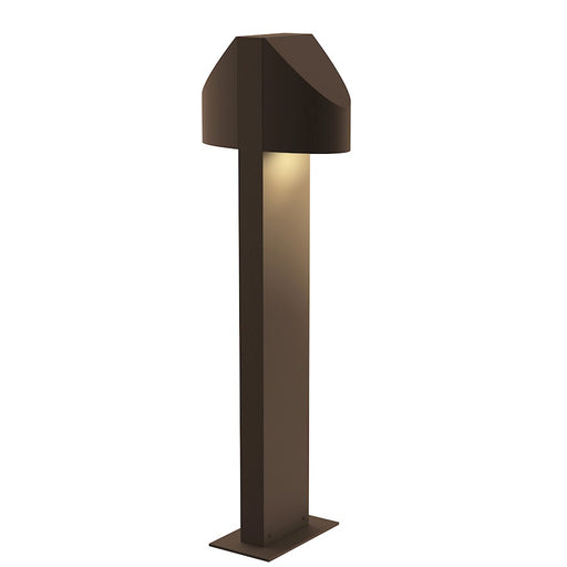 Sonneman Shear 2 Light 22" LED Double Bollard, Textured Bronze - 7316-72-WL