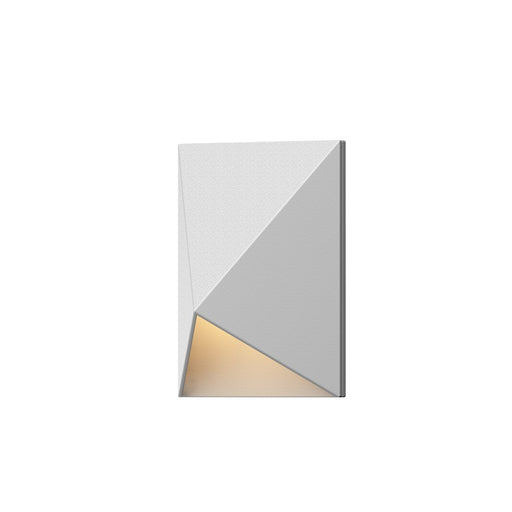 Sonneman Triform Compact 1 Light LED Wall Sconce, Textured White - 7320-98-WL