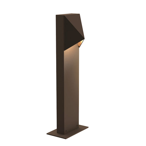 Sonneman Triform Compact 1 Light 16" LED Bollard, Textured Bronze - 7321-72-WL