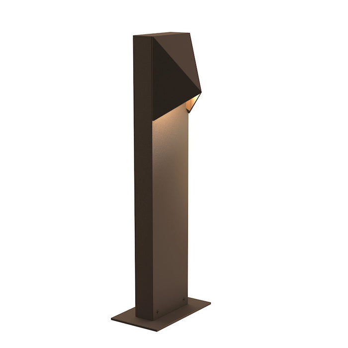 Sonneman Triform Compact 1 Light 16" LED Bollard, Textured Bronze - 7321-72-WL