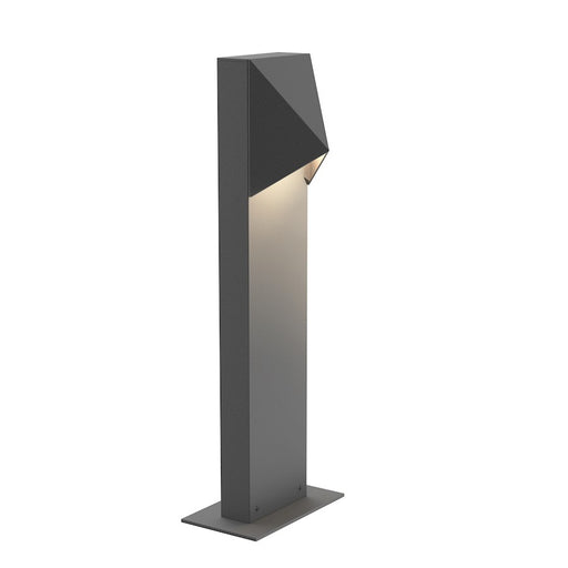 Sonneman Triform Compact 1 Light 16" LED Bollard, Textured Gray - 7321-74-WL
