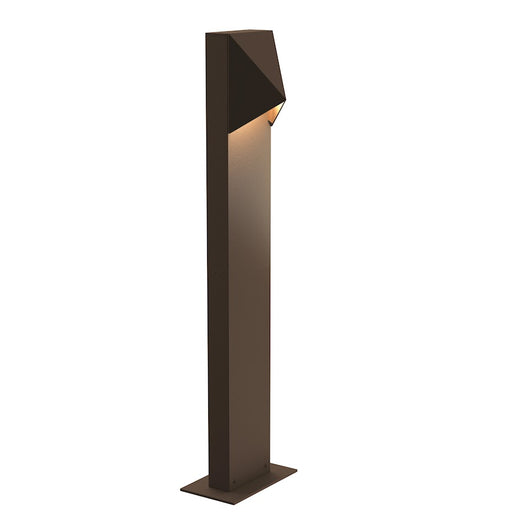 Sonneman Triform Compact 1 Light 22" LED Bollard, Textured Bronze - 7322-72-WL