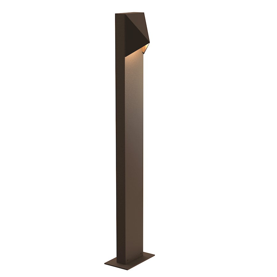 Sonneman Triform Compact 1 Light 28" LED Bollard, Textured Bronze - 7323-72-WL