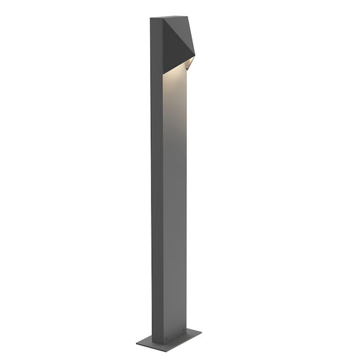 Sonneman Triform Compact 1 Light 28" LED Bollard, Textured Gray - 7323-74-WL