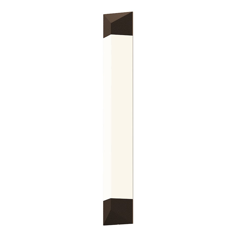Sonneman Triform 1 Light 36" LED Wall Sconce, Textured Bronze - 7334-72-WL
