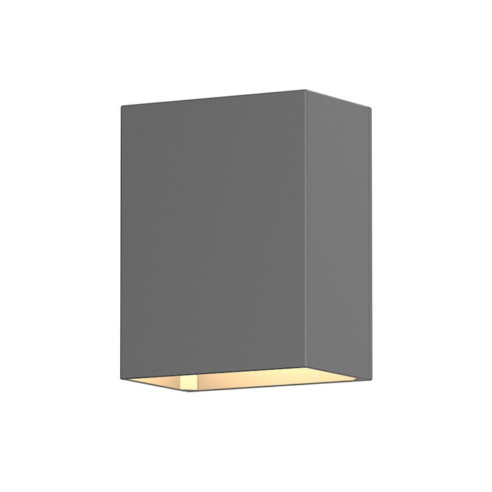 Sonneman Box 1 Light LED Wall Sconce, Textured Gray - 7340-74-WL