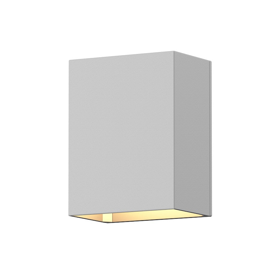 Sonneman Box 1 Light LED Wall Sconce, Textured White - 7340-98-WL