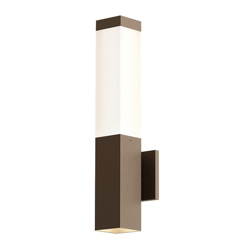 Sonneman Square Column 2 Light LED Wall Sconce, Textured Bronze - 7380-72-WL