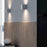 Sonneman Qube Small Wall Sconce, Natural Anodized/Natural Anodized