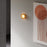 Sonneman Mist Round Wall Sconce/Surface Mount, Amber/Amber