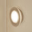 Sonneman Mist Round Wall Sconce/Surface Mount, Clear/Clear