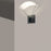 Sonneman Suspenders 6" Wall Sconce/Parachute Reflector, Black