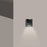 Sonneman Suspenders 3" Wall Sconce/Flood Lens, Satin Black