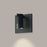 Sonneman Suspenders 3" Wall Sconce/Snoot Flood Lens, Satin Black