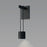 Sonneman Suspenders Mini Wall Sconce/Flood Lens, Satin Black