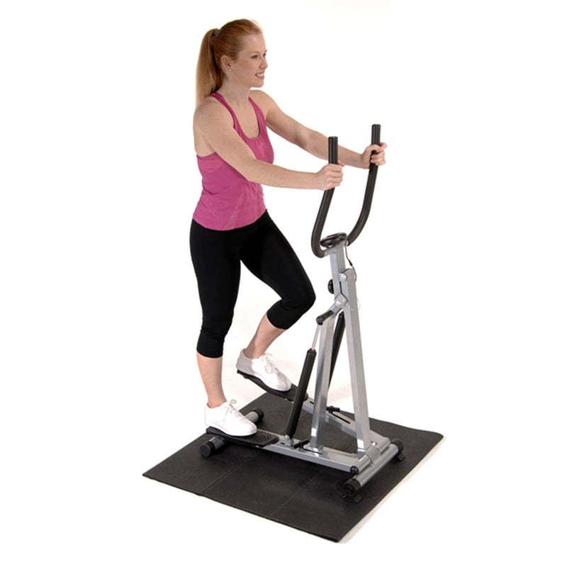 Stamina Fold-To-Fit Equipment Mat 84x36in | 1/4in Closed Cell Foam Floor Protector | Home Gym & Pilates Reformer Mat | Model 05-0034A